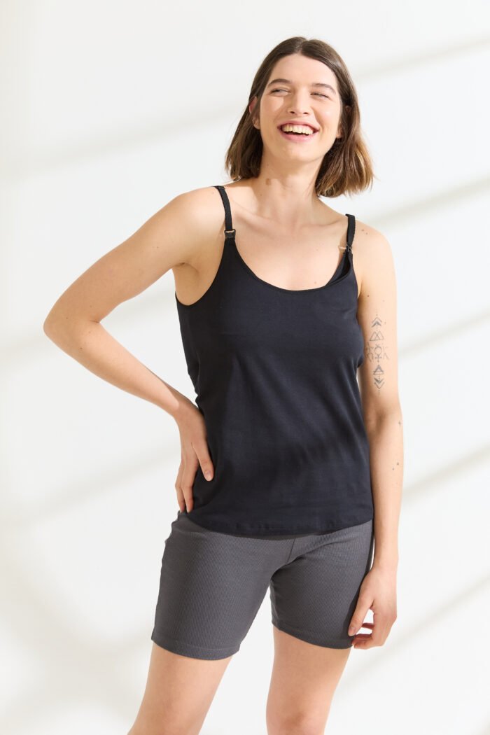 MUSCULOSA INTIMA negro - Imagen 3